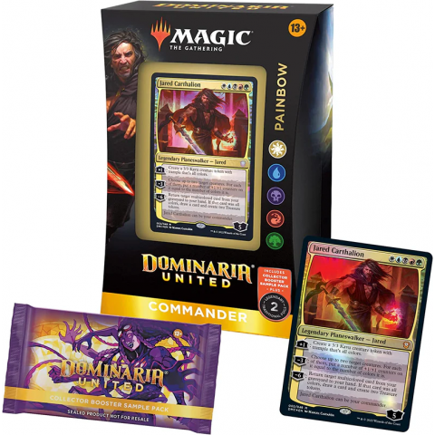 MTG-magic the gathering-commander deck-dominaria united-painbow