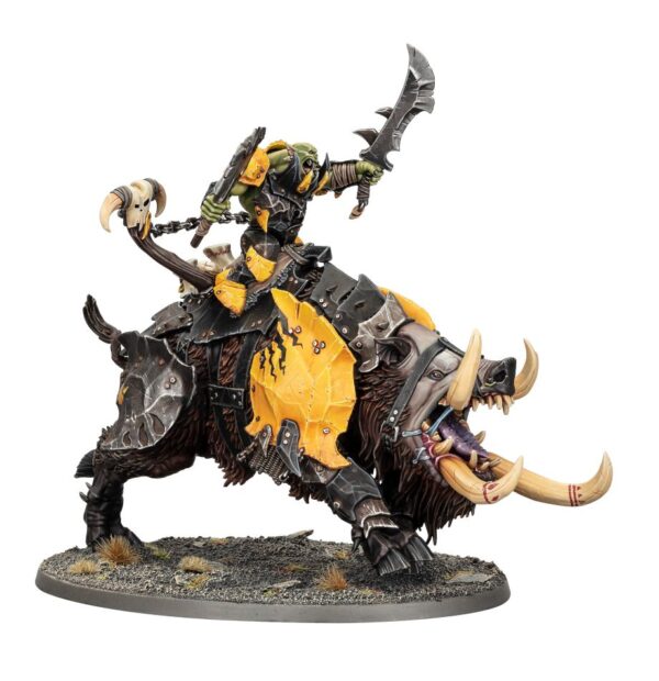 Warhammer-Age-of-Sigmar_Orruk-Warclans_TuskbossOnMawGrunta_01