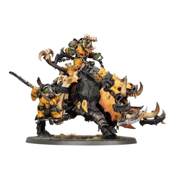 Warhammer-Age-of-Sigmar_Orruk-Warclans_TuskbossOnMawGrunta_01