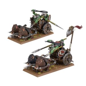 Orc and Goblin Tribes: Orc Boar Chariots