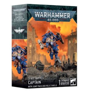Captain with Jump Pack and Relic Shield